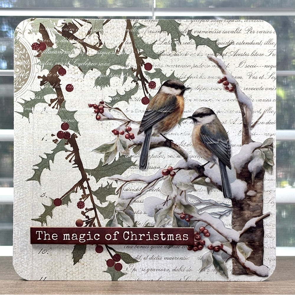 Handmade Christmas Greeting Card
